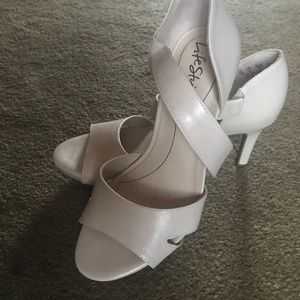 cream heels
